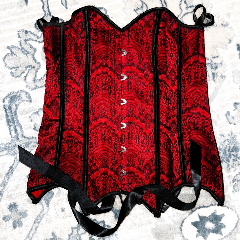 Red Adore Me Corset